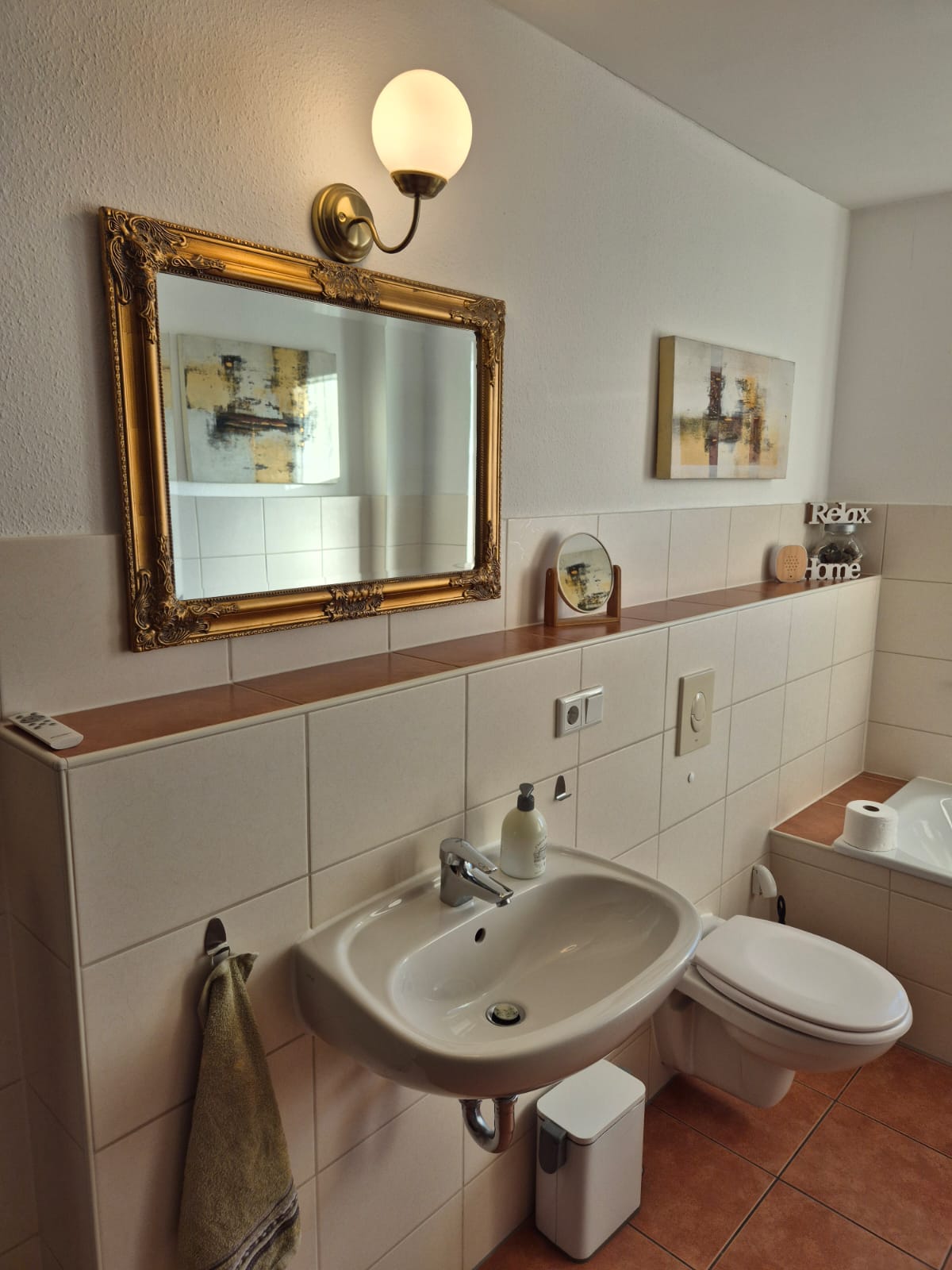Waschplatz im Badezimmer